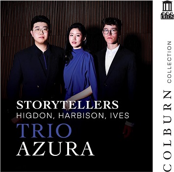 Cover van Trio Azura – Storytellers: Higdon, Harbison, Ives