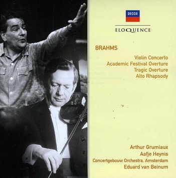 Cover van Beinum, Eduard Van – Brahms: Violin Concerto