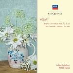 Cover van Katchen, Julius – Mozart: Piano Concertos Nos. 13 & 20; German Dances