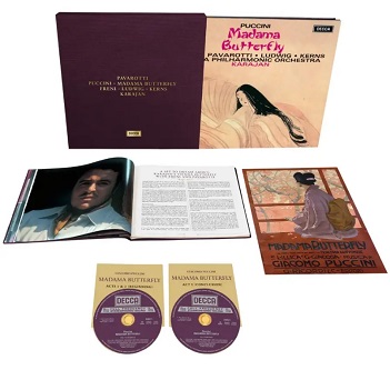 Cover van Freni, Mirella & Luciano Pavarotti & Christa Ludwig – Puccini: Madama Butterfly
