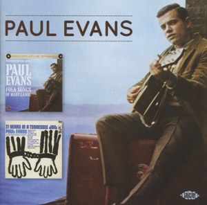 Cover van Evans, Paul – Folk Songs of Many Lands/21 Years In a Tennessee Jail