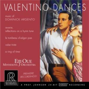 Cover van Minnesota Orchestra & Eiji Oue – Argento: Valentino Dances