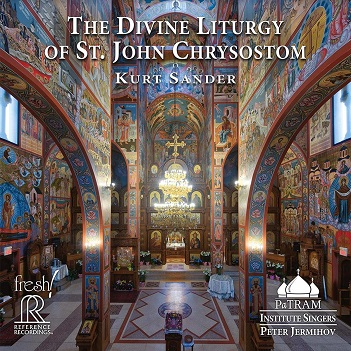 Cover van Patram Institute Singers, Peter Jermihov (Cond.) – Kurt Sander: the Liturgy of St. John Chrysostom
