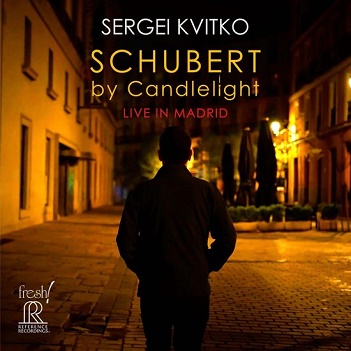 Cover van Kvitko, Sergei – Schubert By Candlelight. Live In Madrid
