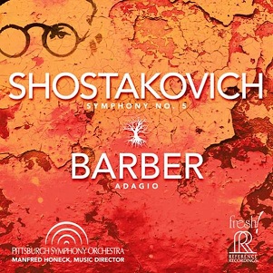 Cover van Shostakovich/Barber – Symphony No.5/Adagio For Strings