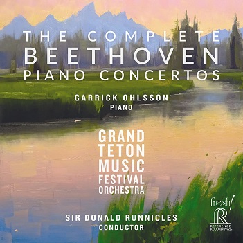 Cover van Ohlsson, Garrick | Grand Teton Music Festival Orch – The Complete Beethoven Piano Concertos
