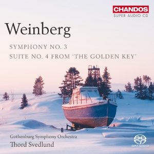 Cover van Svedlund, Thord & Gothenburg Symphony Orchestra – Weinberg: Symphony No. 3 / Suite No. 4 From the Golden Key
