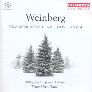 Cover van Svedlund, Thord & Helsingborg Symphony Orchestra – Weinberg: Chamber Symphonies Nos 3 and 4