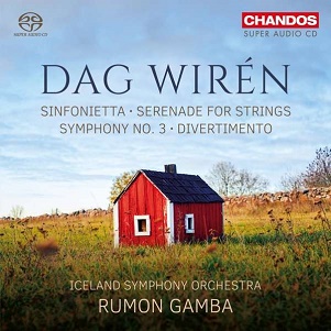 Cover van Iceland Symphony Orchestra – Dag Wiren: Sinfonietta/Serenade For Strings/Symphony No.3/Divertimento