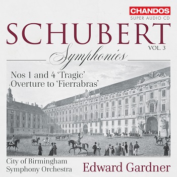 Cover van City of Birmingham Symphony Orchestra – Schubert Symphonies Vol. 3: Nos 1 and 4 'Tragic'