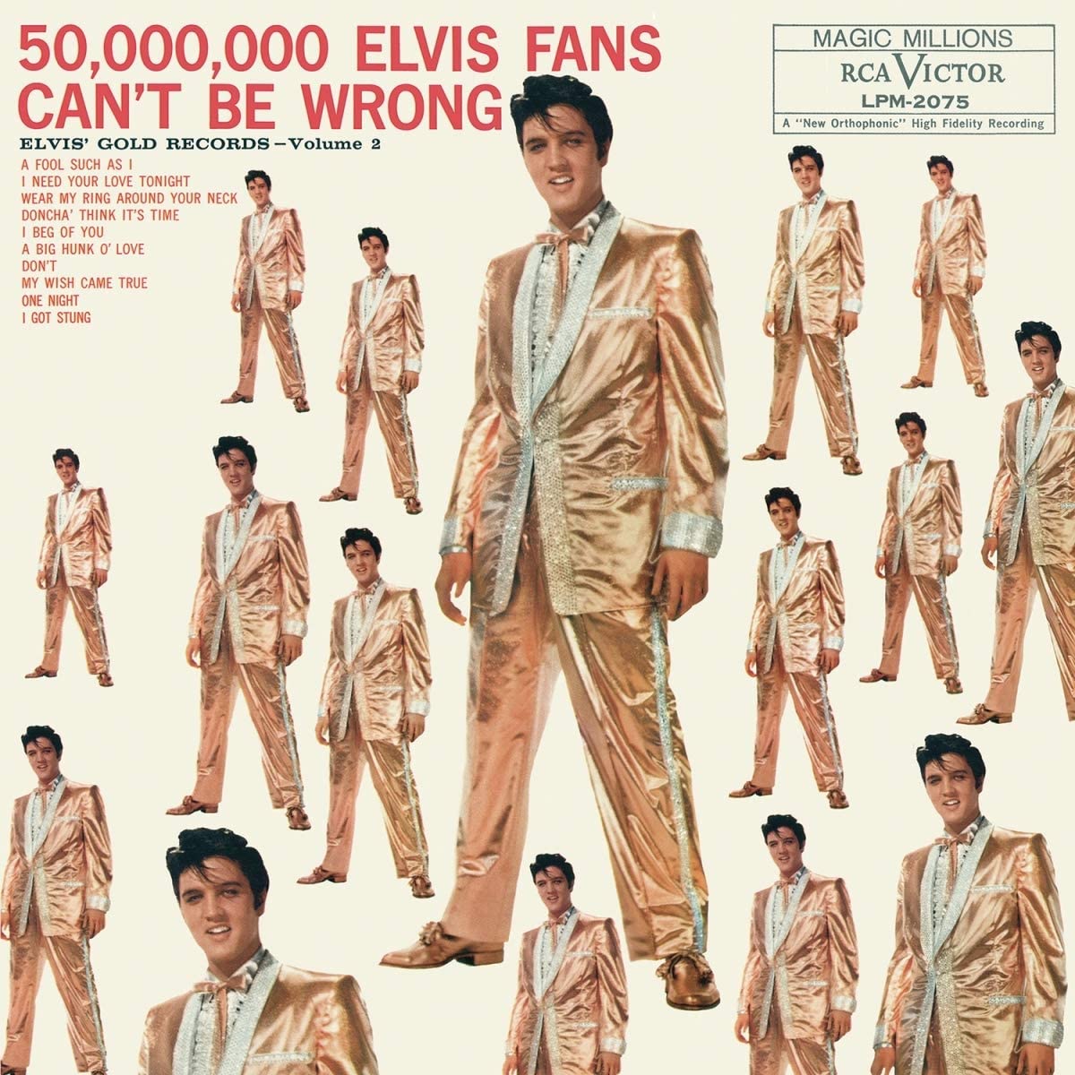 Cover van Presley, Elvis – 50,000,000 Elvis Fans Can't Be Wrong: Elvis' Gold Records, Volume 2
