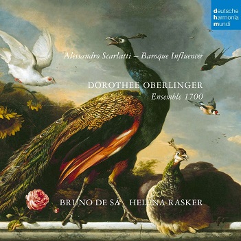 Cover van Oberlinger, Dorothee & Ensemble 1700 & Bruno De Sa & Helena Rasker – Alessandro Scarlatti: Baroque Influencer