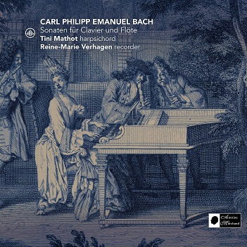 Cover van Mathot, Tiny & Reine-Marie Verhagen – Carl Philipp Emanuel Bach: Sonaten Fur Clavier Und Flote