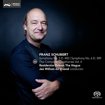 Cover van Residentie Orkest the Hague – The Complete Symphonies Vol. 4 Symphony No. 5 D. 4