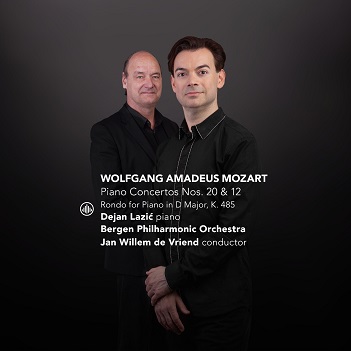 Cover van Lazic, Dejan & Bergen Philharmonic Orchestra & Jan Willem De Vriend – Mozart: Piano Concertos Nos. 20 & 12 / Rondo For Piano In D Major, K. 485