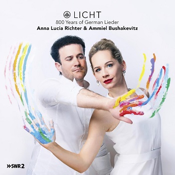 Cover van Richter, Anna Lucia & Bushakevitz, Ammiel – Licht! 800 Years of German Lied