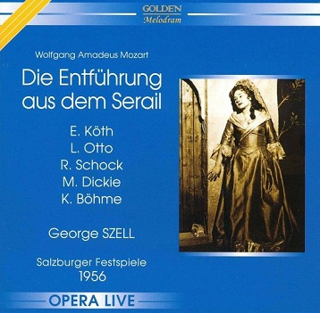 Cover van Szell, George – Mozart: Die Entfuhrung Aus Dem Serail - Salzburg 1956
