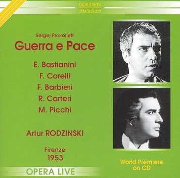Cover van Rodzinski, Artur – Prokofiev: Guerra E Pace - Firenze 1953