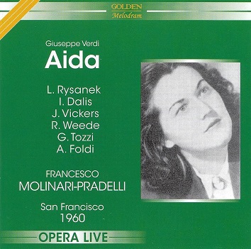 Cover van Molinari-Pradelli, Francesco – Verdi: Aida - San Francisco 1961