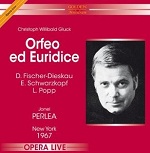 Cover van Perlea, Jonel – Gluck: Orfeo & Euridice - New York 1967