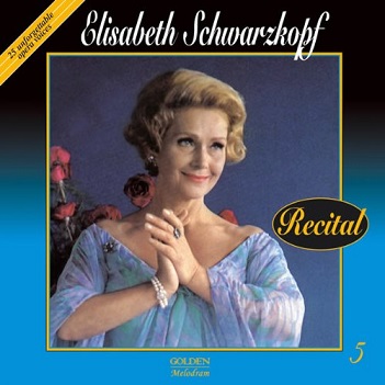 Cover van Schwarzkopf, Elisabeth & George Szell & Cleveland Orchestra – Recital Elisabeth Schwarzkopf