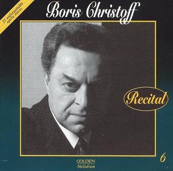 Cover van Christoff, Boris & Ernest Bour & Sinfonieorchester Des Swf – Recital Boris Christoff