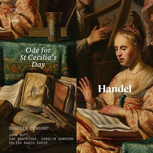 Cover van Dunedin Consort & John Butt – Handel: Ode For St Cecilia's Day