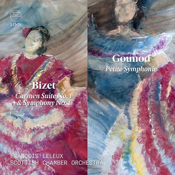Cover van Leleux, Francois – Bizet/Gounod: Carmen Suite No.1/Petite Symphonie