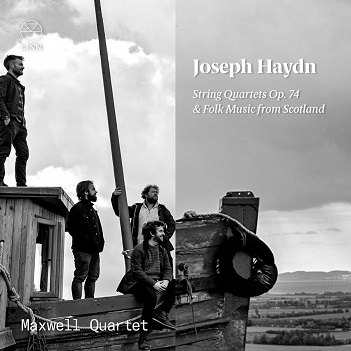 Cover van Maxwell Quartet – Joseph Haydn: String Quartets Op. 74 & Folk Music From