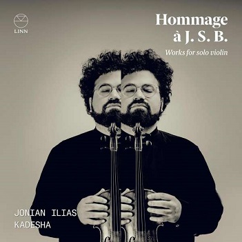 Cover van Kadesha, Jonian Ilias – Hommage a J.S. Bach: Works For Violin Solo