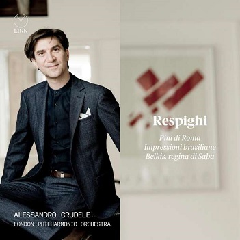 Cover van London Philharmonic Orchestra – Respighi: Pini Di Roma, Impressioni Brasiliane & Belkis, Regina Di Saba