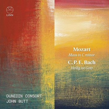 Cover van Dunedin Consort & John Butt & Lucy Crowe & Anna Dennis – Mozart: Mass In C Minor K427 - C.P.E. Bach: Heilig Ist Gott