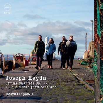 Cover van Maxwell Quartet – Joseph Haydn: String Quartets Op. 77 & Folk Music From Scotland