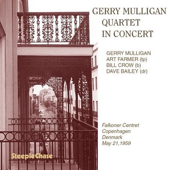 Cover van Gerry Mulligan Quartet – In Concert. Copenhagen May 21, 1959