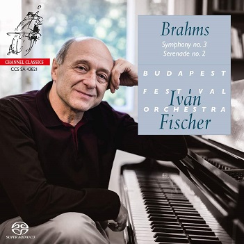 Cover van Fischer, Ivan – Brahms: Symphony No.3/Serenade No.2