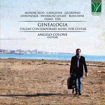 Cover van Colone, Angelo – Genealogia - Italian Contemporary Music For Guitar