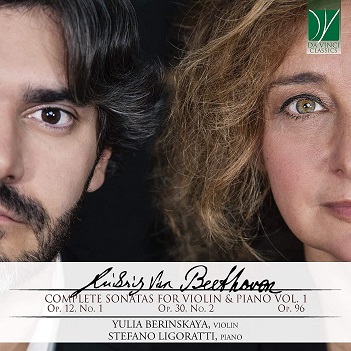 Cover van Berinskaya, Yulia & Stefano Ligoratti – Beethoven - Complete Violin Sonatas Vol. 2