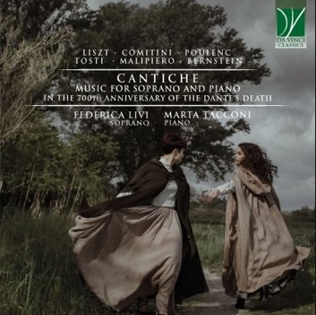 Cover van Livi, Federica / Tacconi, Marta – Bernstein, Comitini, Liszt, Malipiero, Poulenc, Tosti: Cantiche