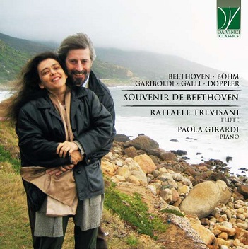 Cover van Trevisani, Raffaele & Paola Girardi – Souvenir De Beethoven - Flute and Piano Music