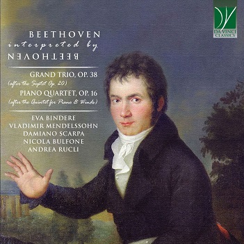 Cover van Rucli, Andrea / Eva Bindere / Damiano Scarpa – Beethoven Interpreted By Beethoven, Clarinet Trio Op. 3
