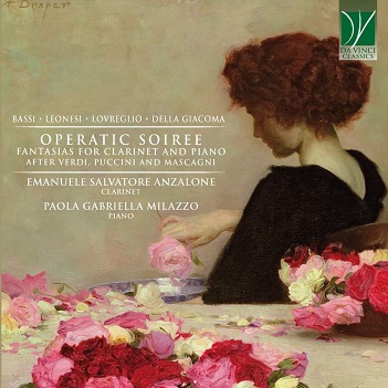 Cover van Anzalone, Emanuele Salvatore & Paola Gabriella Mil – Operatic Soiree: Fantasias For Clarinet and Piano