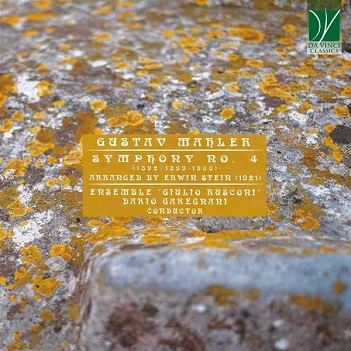 Cover van Ensemble "Giulio Rusconi" & Dario Garegnani & Beat – Mahler Symphony No.4 (Arr. By Erwin Stein,1921)
