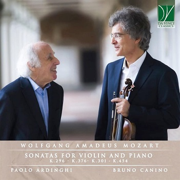 Cover van Ardinghi, Paolo  & Bruno Canino – Mozart: Sonatas For Violin and Piano