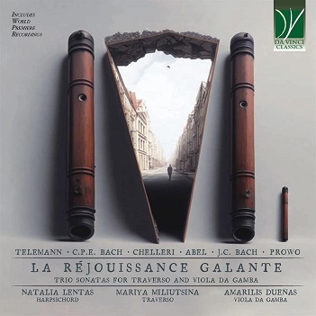 Cover van Miliutsina, Mariya – La Rejouissance Galante (18th-Century Flute Sonatas)
