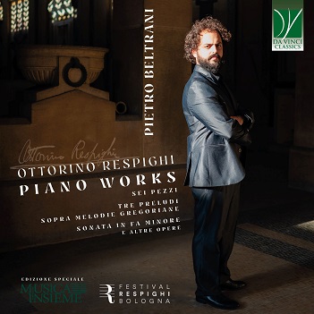 Cover van Beltrani, Pietro – Respighi: Piano Works