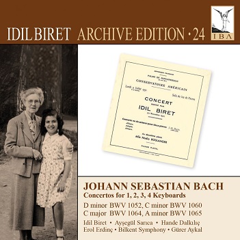 Cover van Biret, Idil & Bilkent Symphony Orchestra – J.S. Bach: Concertos For 1, 2, 3, 4 Keyboards - Idil Biret Archive Edition, Vol. 24