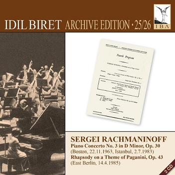 Cover van Biret, Idil – Rachmaninoff: Piano Concerto No. 3 & Rhapsody On a Theme of Paganini