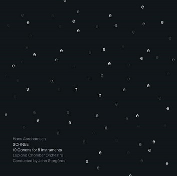 Cover van Lapland Chamber Orchestra – Abrahamsen: Schnee