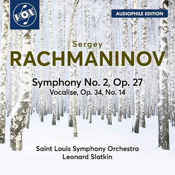 Cover van Saint Louis Symphony Orchestra – Rachmaninov: Symphony No.2 Op.27/Vocalise Op.34 No.14