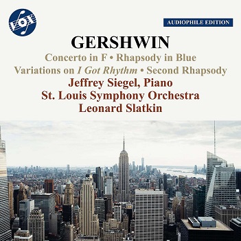 Cover van Siegel, Jeffrey – Gershwin: Concerto In F/Rhapsody In Blue